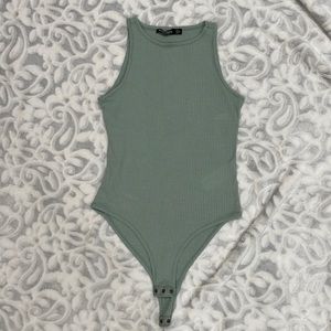 NWOT Nasty Gal Light Green Bodysuit